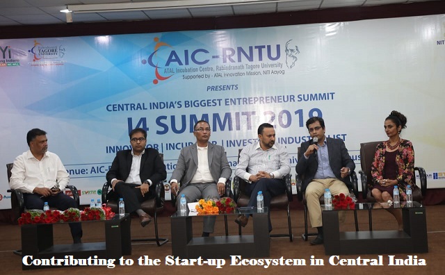 Contributing to the start-up ecosystem at Central India’s largest start-up event i-4 Summit @ AIC-RNTU – Panel Discussion